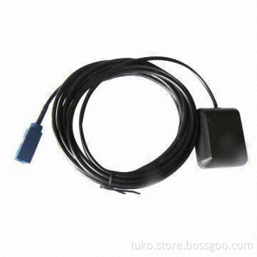 GPS external active antenna with blue Fakra connector